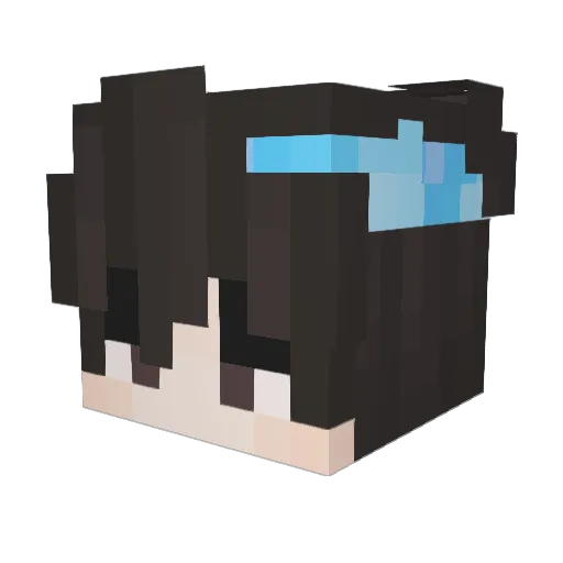 CaioDev Minecraft avatar head, 3D render