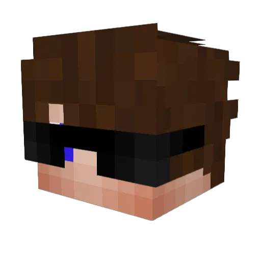 CaioSantana Minecraft avatar head, 3D render