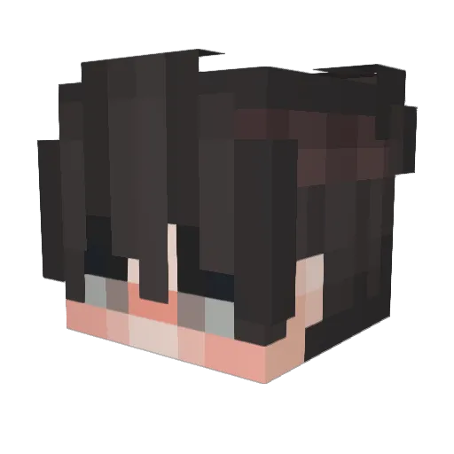 CaioTavares Minecraft avatar head, 3D render