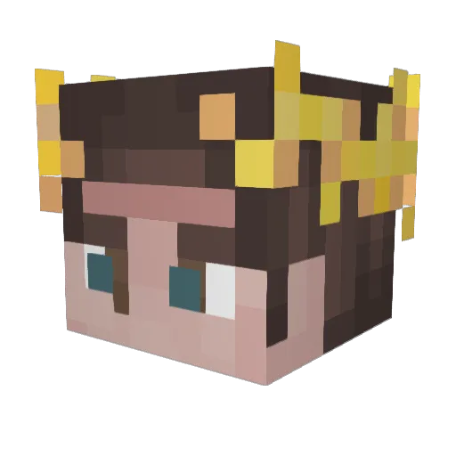Caio_Aurelio Minecraft avatar head, 3D render
