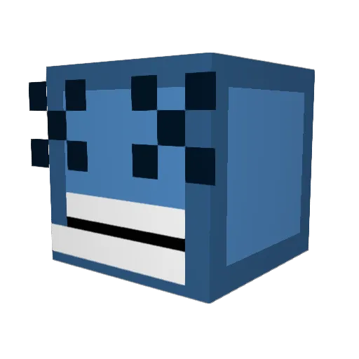 Caiozinho Minecraft avatar head, 3D render