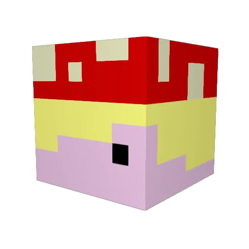 Caipa12 Minecraft avatar head, 3D render