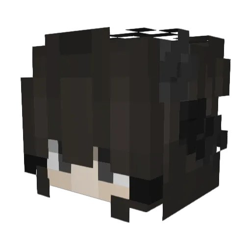 Caistro Minecraft avatar head, 3D render
