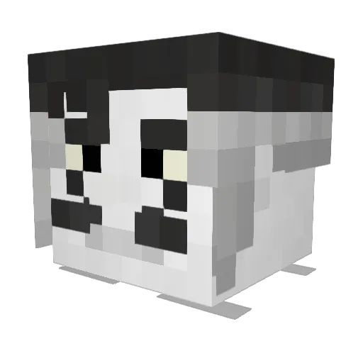 CaitastropheYT Minecraft avatar head, 3D render