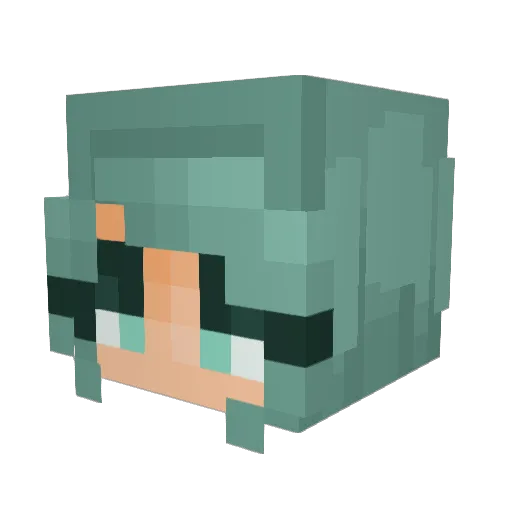 CaiteesCousin Minecraft avatar head, 3D render