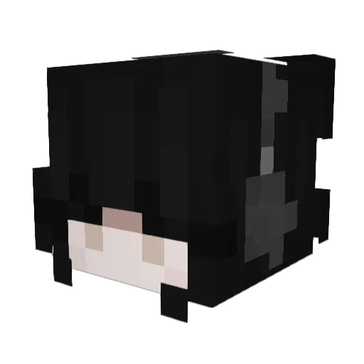 CaitlinMack Minecraft avatar head, 3D render