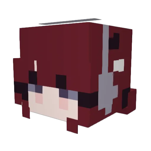 Caitlin_6453 Minecraft avatar head, 3D render