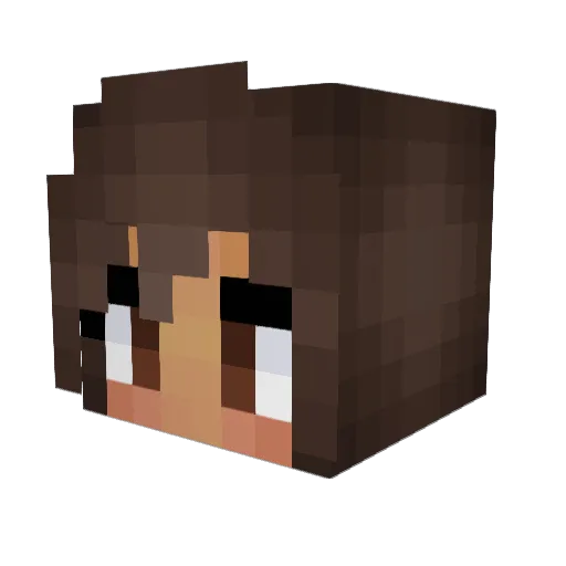 Caitlyn_T Minecraft avatar head, 3D render