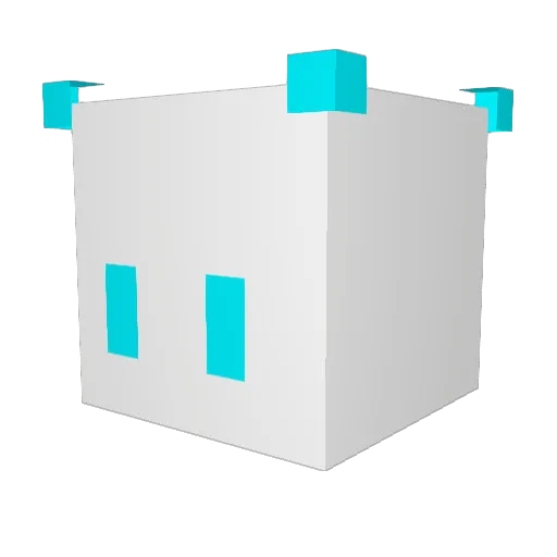 Caixukun_ik Minecraft avatar head, 3D render