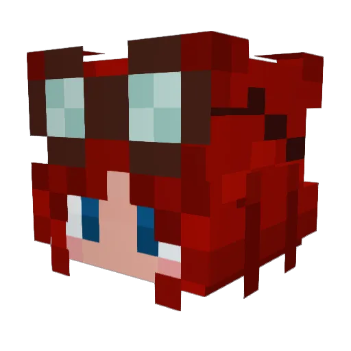 CakeBaker400 Minecraft avatar head, 3D render