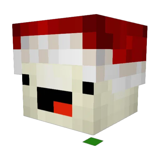 CakeHub_ Minecraft avatar head, 3D render