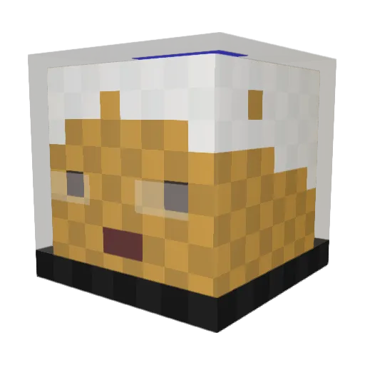 CakeIsYummy21 Minecraft avatar head, 3D render