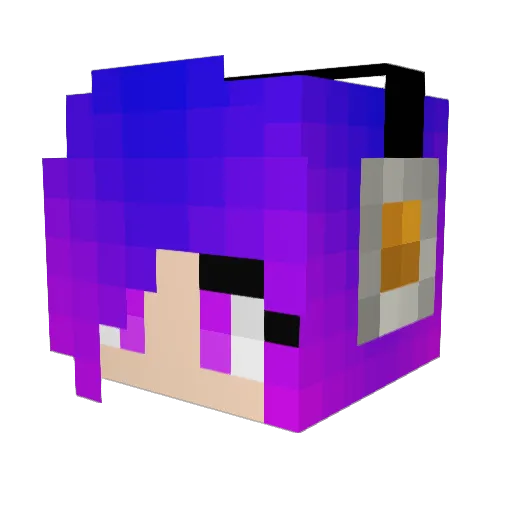 CakeMonsterPro Minecraft avatar head, 3D render
