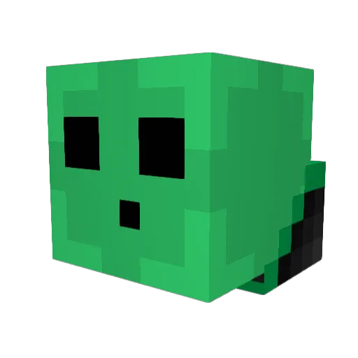Cake_TDP Minecraft avatar head, 3D render