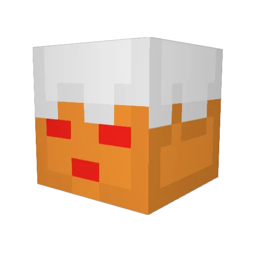 Cakeman11 Minecraft avatar head, 3D render
