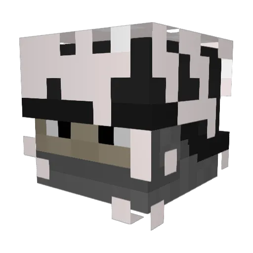 CakeyBoys Minecraft avatar head, 3D render