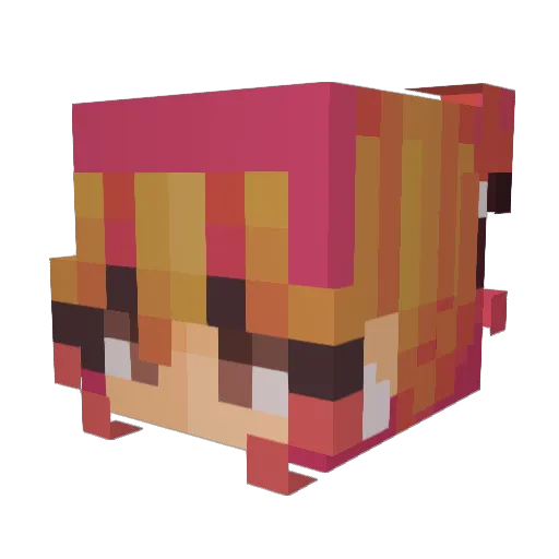 Cakinator2000 Minecraft avatar head, 3D render