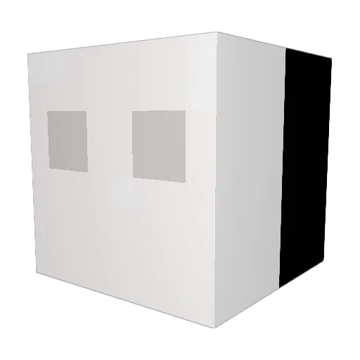 Cakulha Minecraft avatar head, 3D render