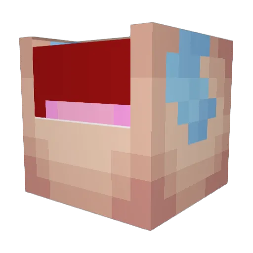 CalJac87 Minecraft avatar head, 3D render