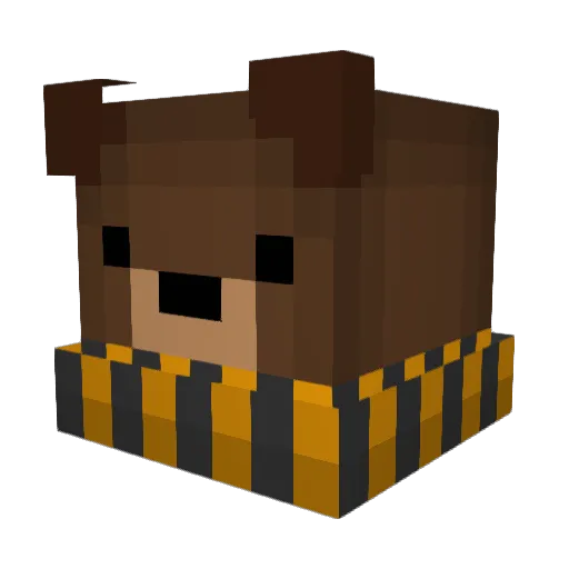 Caladan_Now Minecraft avatar head, 3D render