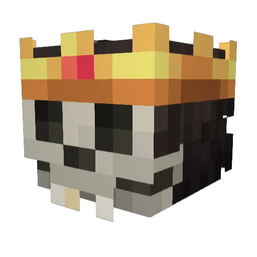 Calajj Minecraft avatar head, 3D render