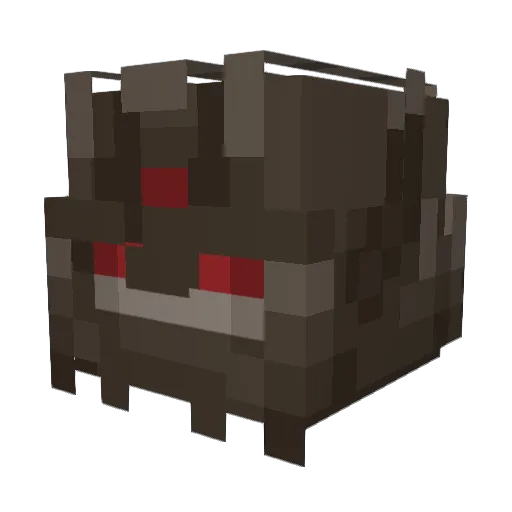 Calamisty Minecraft avatar head, 3D render