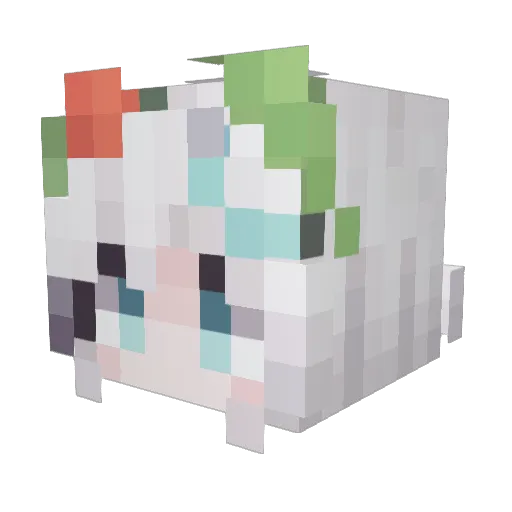Calamityui_ Minecraft avatar head, 3D render