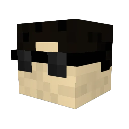 CalastarEndymion Minecraft avatar head, 3D render