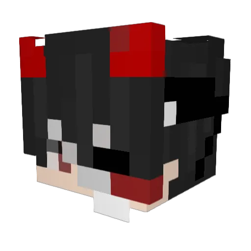 Calciferist Minecraft avatar head, 3D render