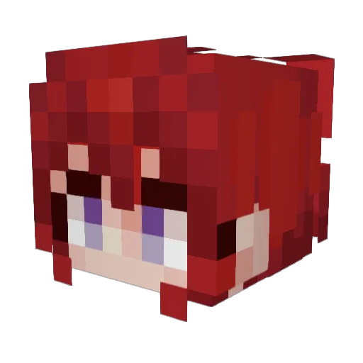 CalciumDemo Minecraft avatar head, 3D render