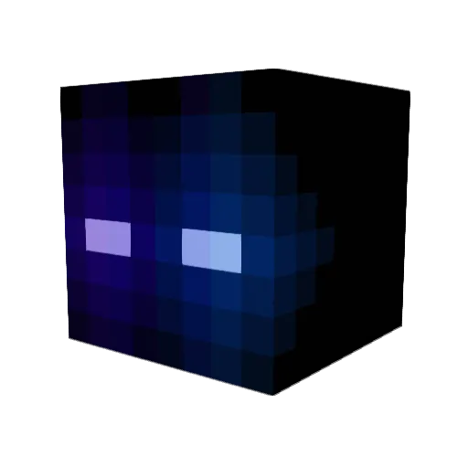 CalciumJones Minecraft avatar head, 3D render
