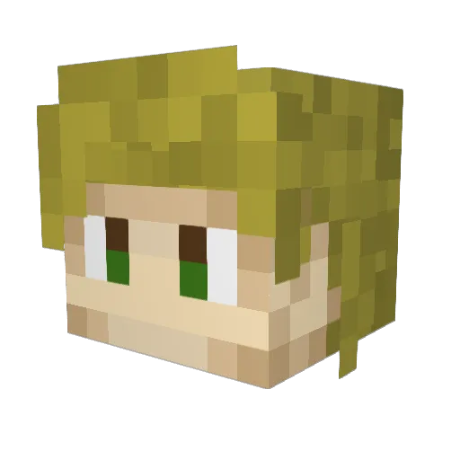 CalculusNova Minecraft avatar head, 3D render