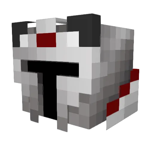 Calculusse Minecraft avatar head, 3D render