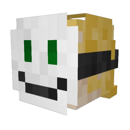 Caleb162005 Minecraft avatar head, 3D render