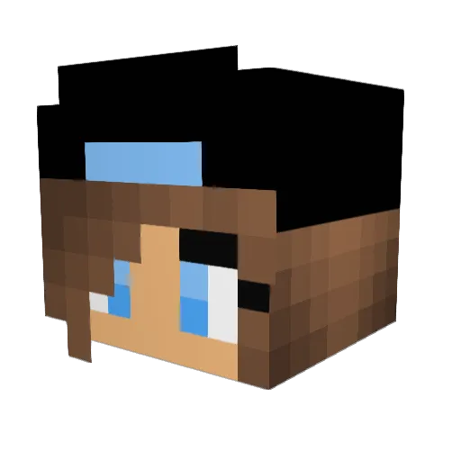 Caleb2286 Minecraft avatar head, 3D render