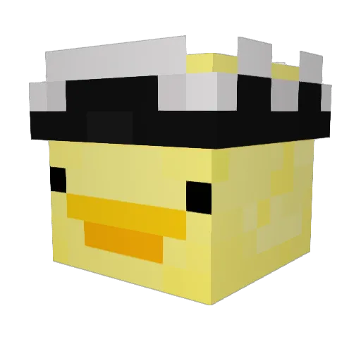 Caleb2501 Minecraft avatar head, 3D render