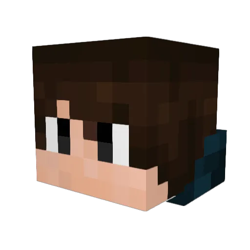 Caleb540 Minecraft avatar head, 3D render