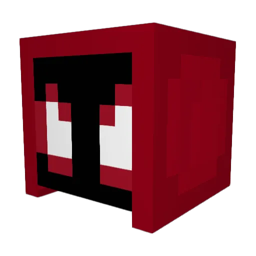 CalebInc123 Minecraft avatar head, 3D render