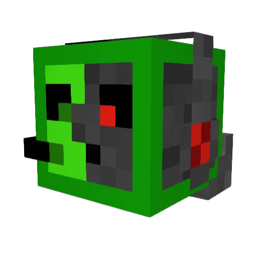 Caleb_awsome Minecraft avatar head, 3D render
