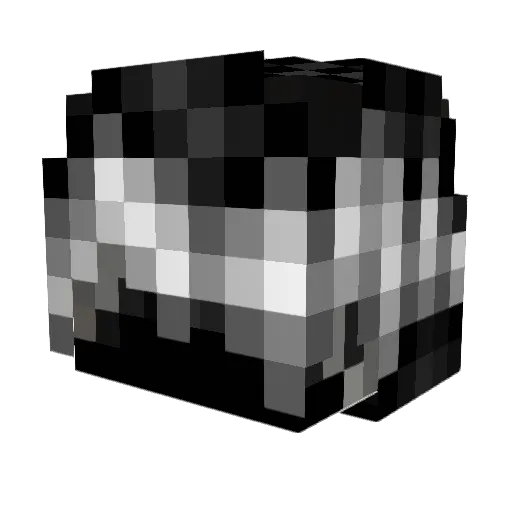 Calebeto Minecraft avatar head, 3D render