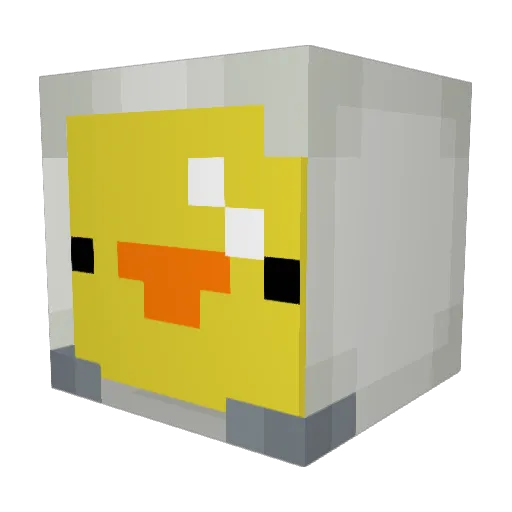 CalebjO1 Minecraft avatar head, 3D render