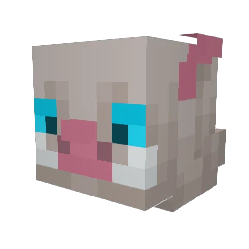 Calejovl97 Minecraft avatar head, 3D render