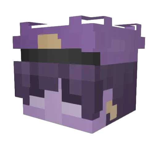 Calguy1284 Minecraft avatar head, 3D render