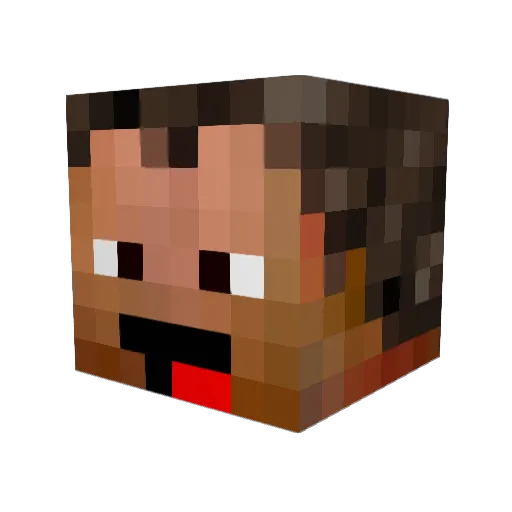 CaliBurex_ Minecraft avatar head, 3D render