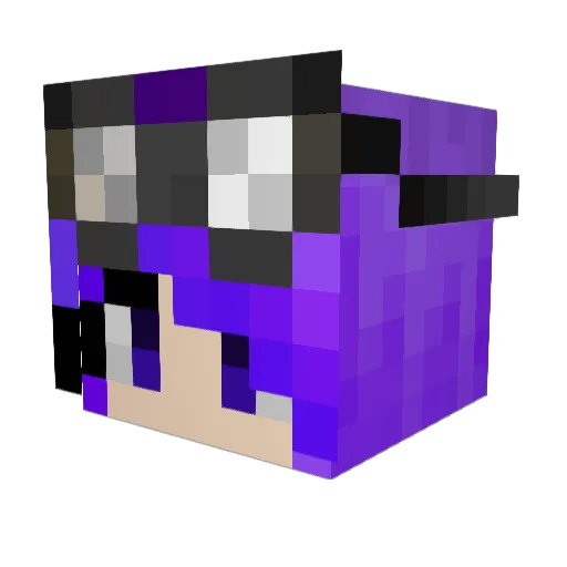 Cali_Dreams Minecraft avatar head, 3D render