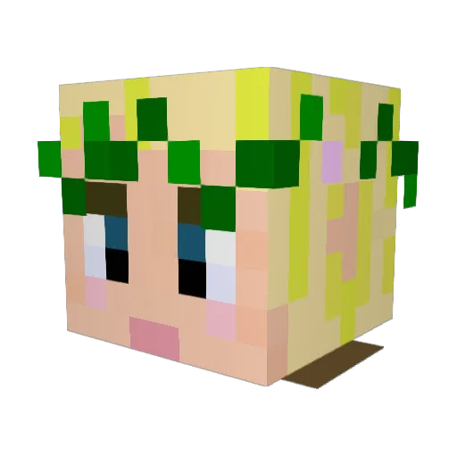 Caliber_5812 Minecraft avatar head, 3D render