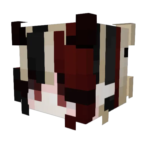 CalicoInc Minecraft avatar head, 3D render