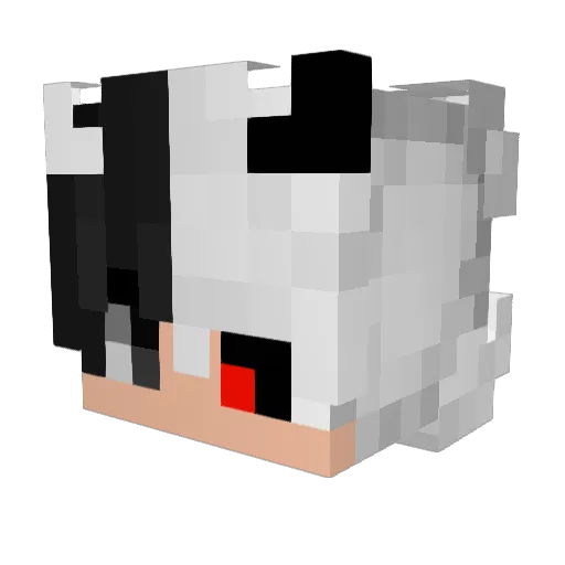 Califfs Minecraft avatar head, 3D render