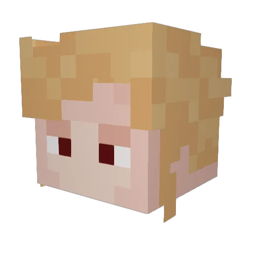 CaliforNyanKat08 Minecraft avatar head, 3D render