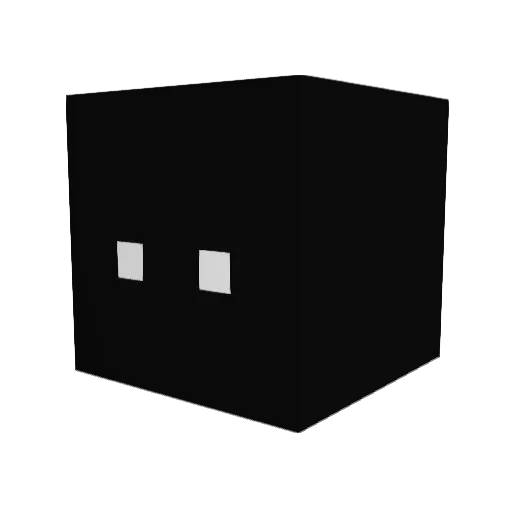 CaliforniaENG Minecraft avatar head, 3D render